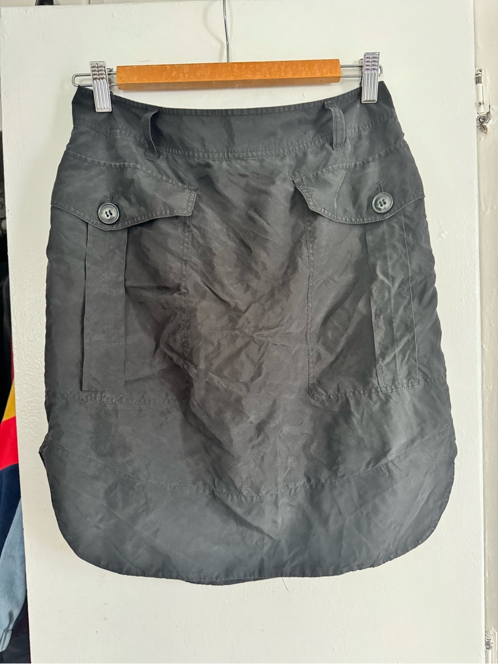 Burberry Black Utility Pocket Skirt